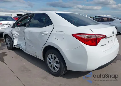 2017 Toyota Corolla L z USA, uszkodzony, nr VIN 5YFBURHE0HP585603